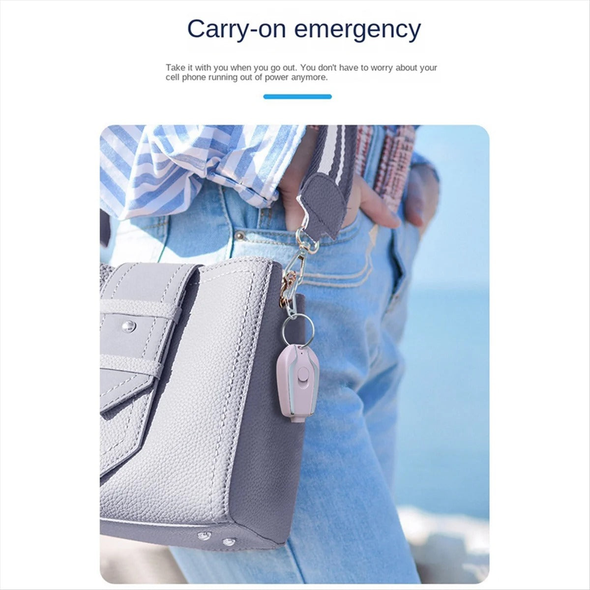 Prime Zar™ Keychain Portable Charger, Mini Power - Prime Zar