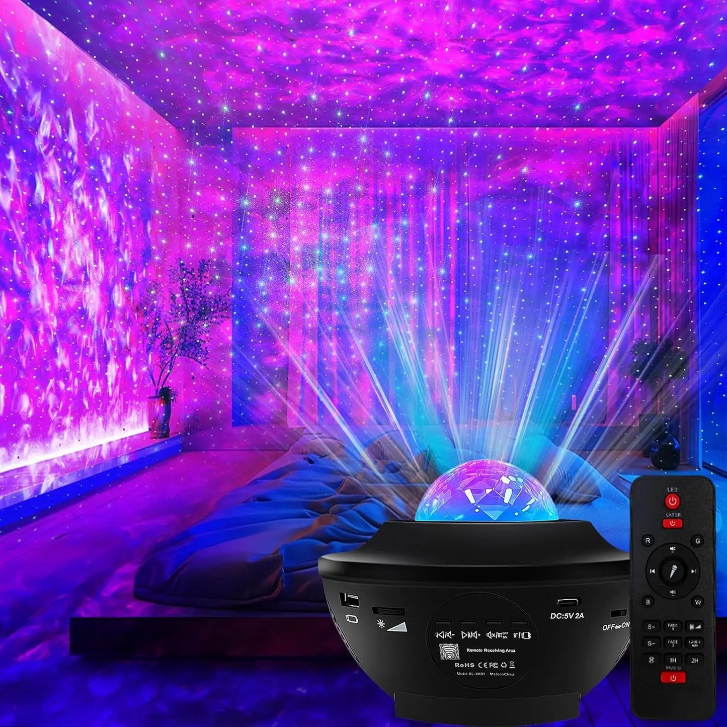 Prime Zar™ LED Starry Galaxy Projector Night Light - Prime Zar