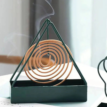 Prime_Zar Fireproof Triangle Mosquito Coil Holder Stand in Iron - Prime Zar