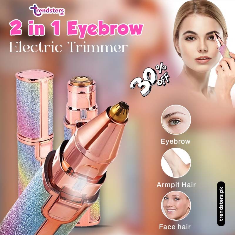 Prime Zar ™ 2 in 1 Eyebrow Electric Trimmer - Prime Zar