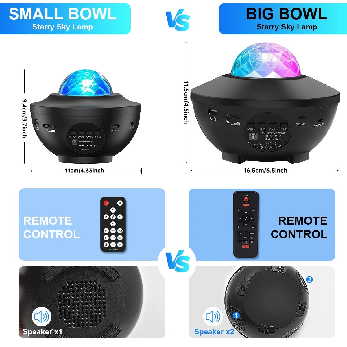 Prime Zar™ LED Starry Galaxy Projector Night Light - Prime Zar