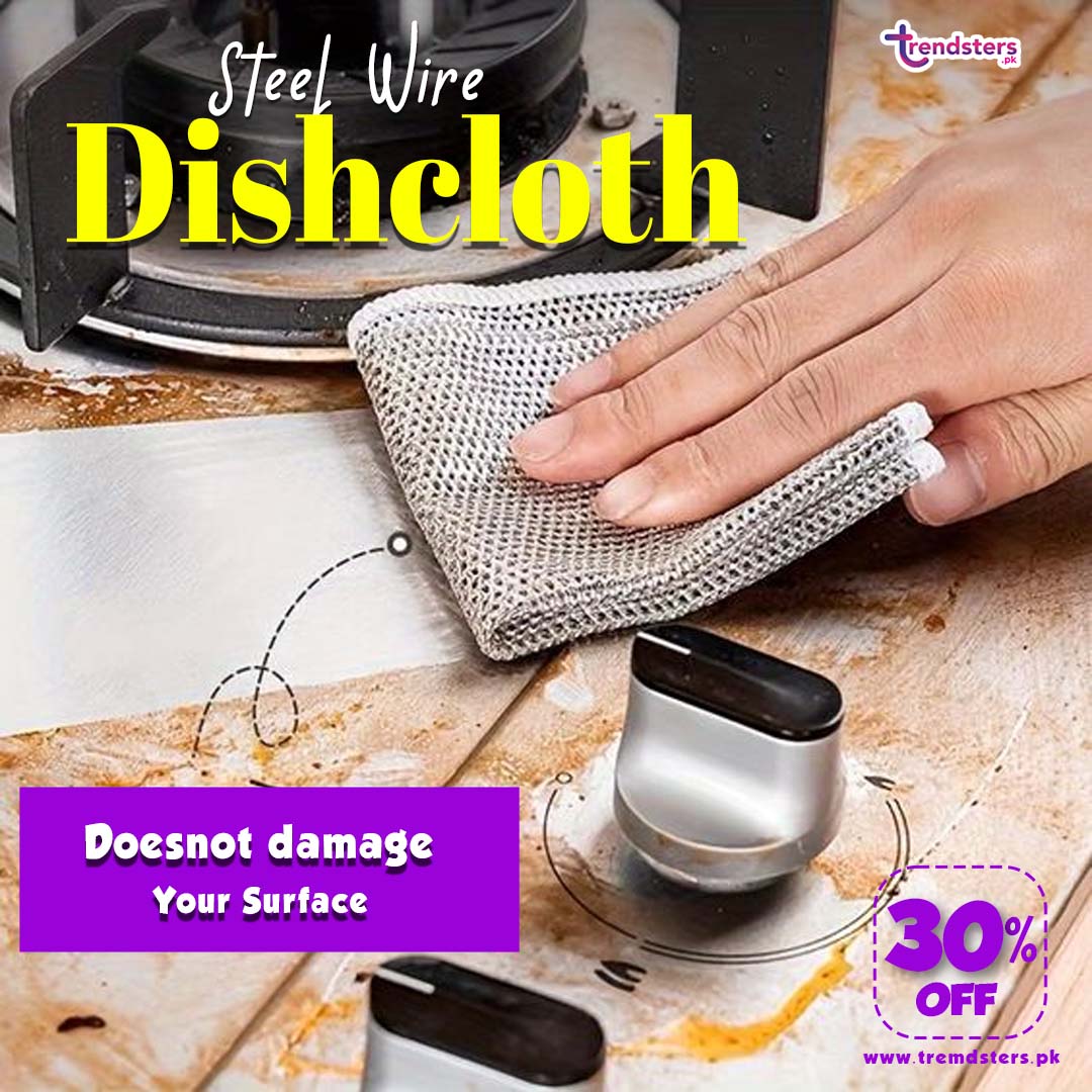 Non Scratch Steel Wire Dishcloth - Prime Zar