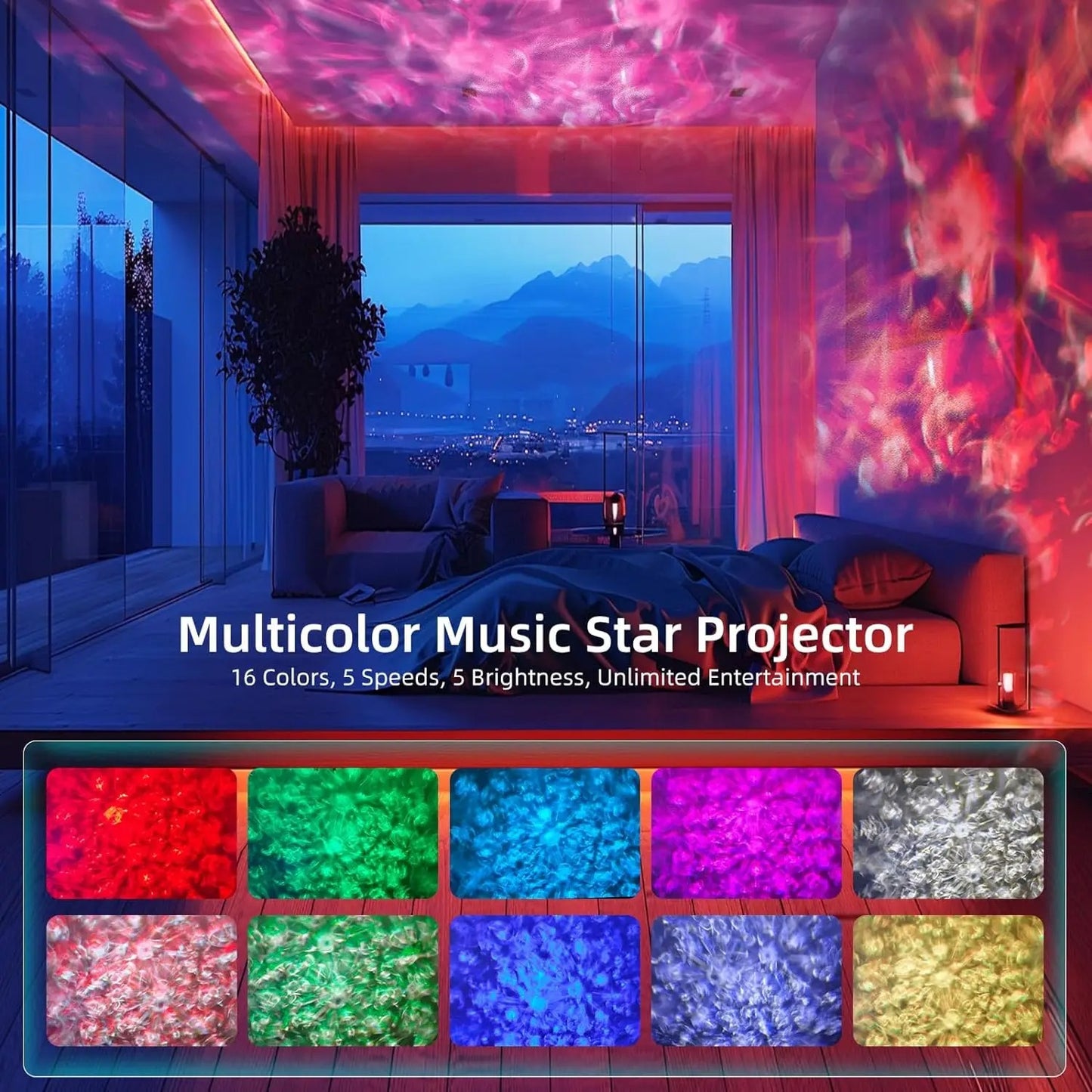 Prime Zar™ LED Starry Galaxy Projector Night Light - Prime Zar