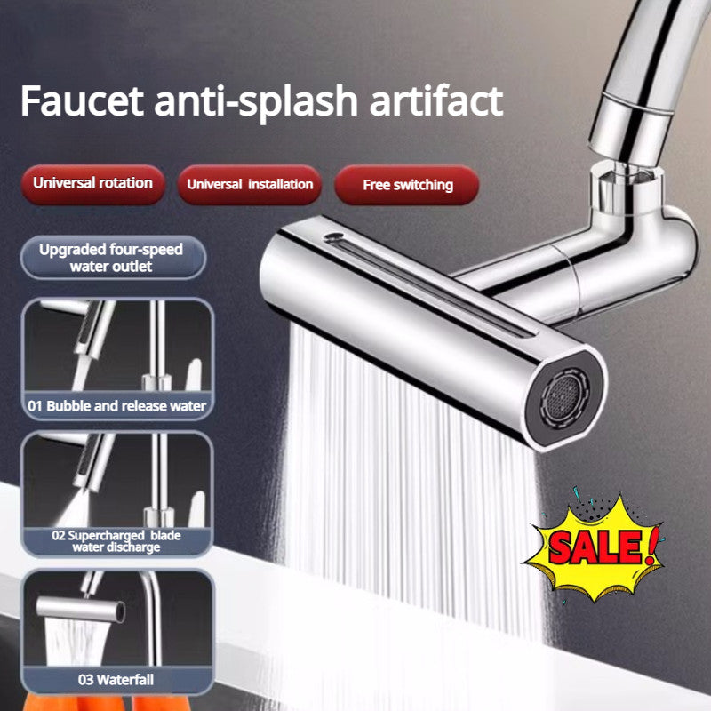 Prime Zar™ Waterfall Kitchen Faucet Extension Adapter 720° Swivel 4 Mod - Prime Zar